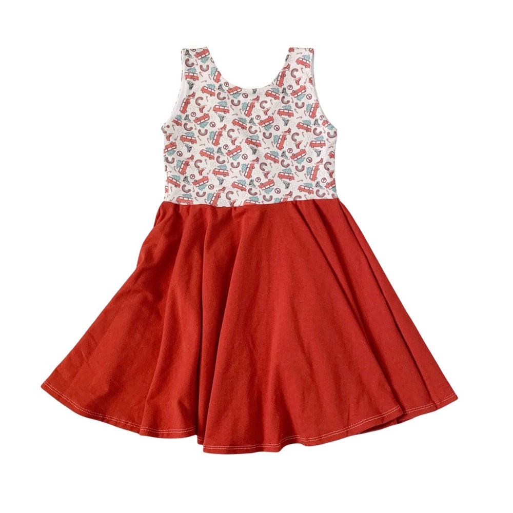 Malia + Kai Christmas Bus Dress
